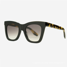 Дизайнерские женские солнцезащитные очки из ацетата кошачий глаз